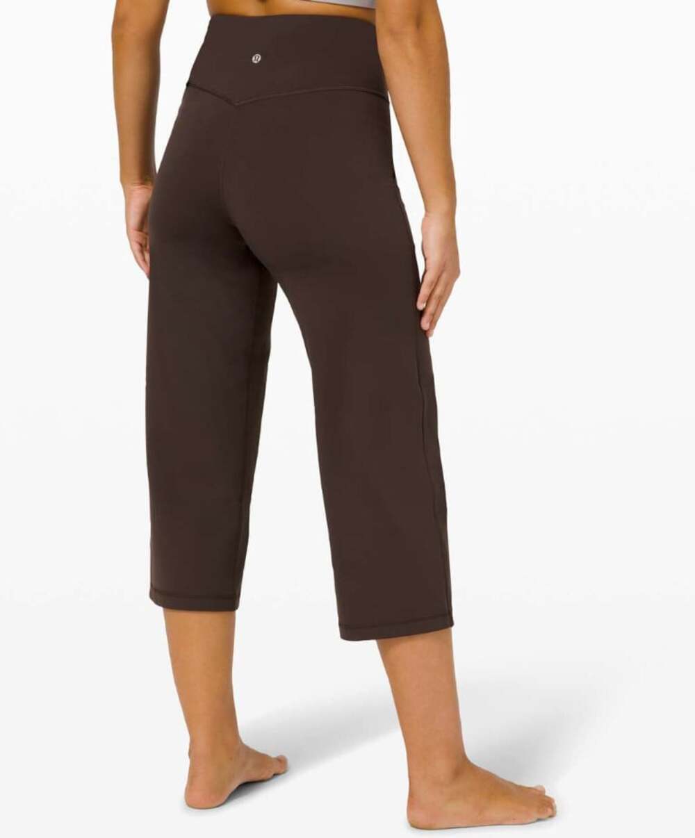 Lululemon Align Wide Leg Crop 23" French Press Brown Size 4